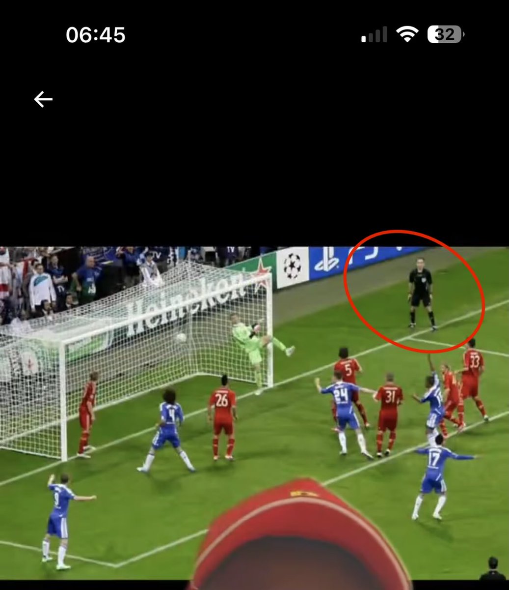 How come lines person no longer stands here? VAR?