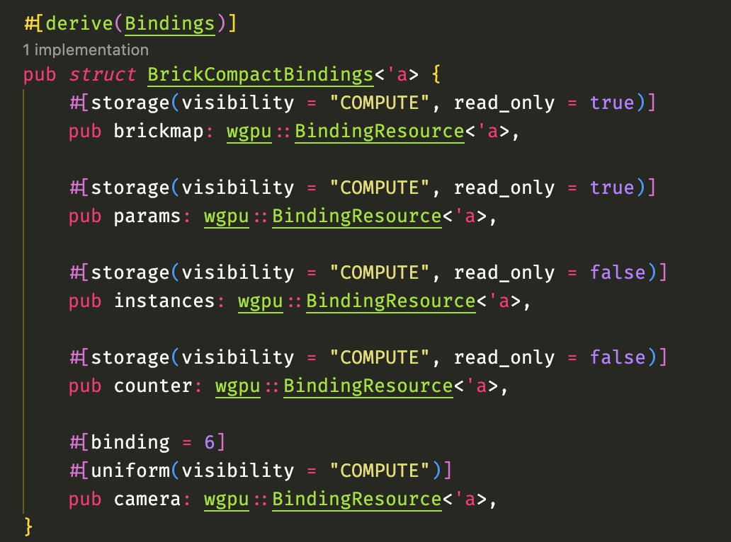 but0n0's tweet photo. Derive bindgroup layouts and bindings to remove wgpu boilerplate. #wgpu #rust https://t.co/qw8fS5bglC