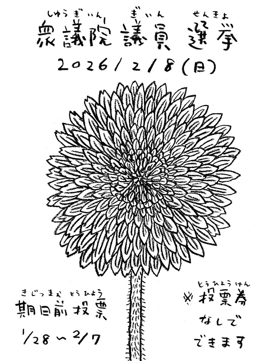 どの候補者に入れたらいいかわからん
比例、どこの政党に入れればいいかわからん
というお方
こちら参考になるよ　

毎日新聞ボートマッチ えらぼーと 2026衆院選
vote.mainichi.jp/51shu/