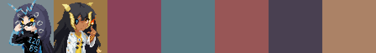 human versions of the rejuv team, pixel portrait edition

2 - volcarona (shiny)