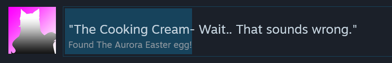 This still gives me so much joy, I love being an easter egg in The Cooking Club.