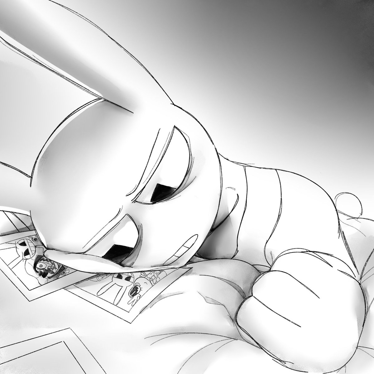 shadowofheartz's tweet photo. Looks like depression hit again.... 

#funnybunny #jaxxpomni https://t.co/xFNddyrRJT