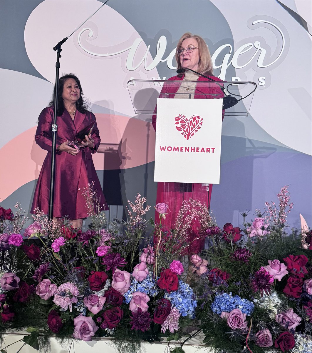 gina_lundberg's tweet photo. Such a fabulous evening with @WomenHeartOrg at the #WengerAwards2026 last night! @avolgman @DrToniyaSingh @GarimaVSharmaMD @drstaceyrosen @MinnowWalsh @SharonneHayes @ijeomaheartdoc @NanetteWenger @emorywomenheart @EmoryDeptofMed @CarlosdelRio7 https://t.co/BD7TJwGzfo