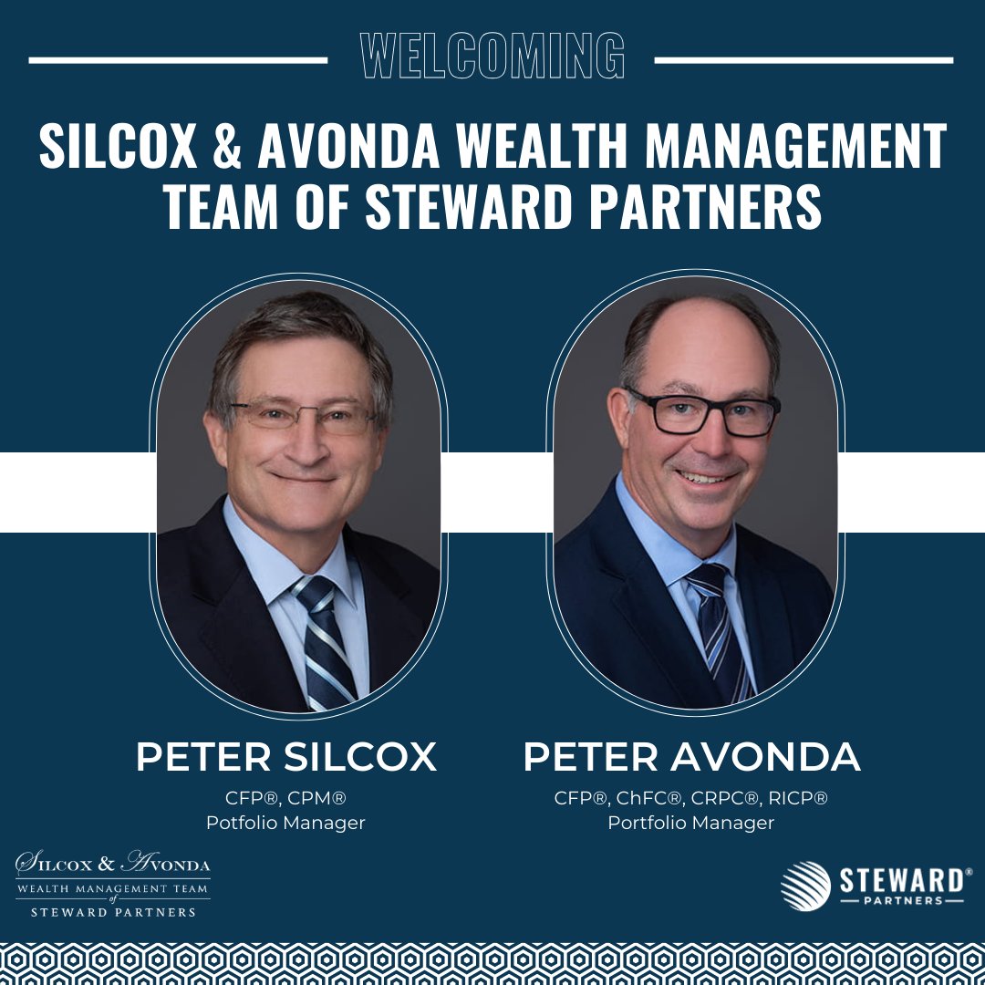 StewardPartners's tweet photo. We are happy to share that the Silcox &amp; Avonda Wealth Management Team is now part of the Steward Partners family in Stuart, FL.

Welcome to the team—we’re excited for what’s ahead.

#UnstoppableSteward #WeAreGrowing #NewJoin https://t.co/VgTFIOZ9oB