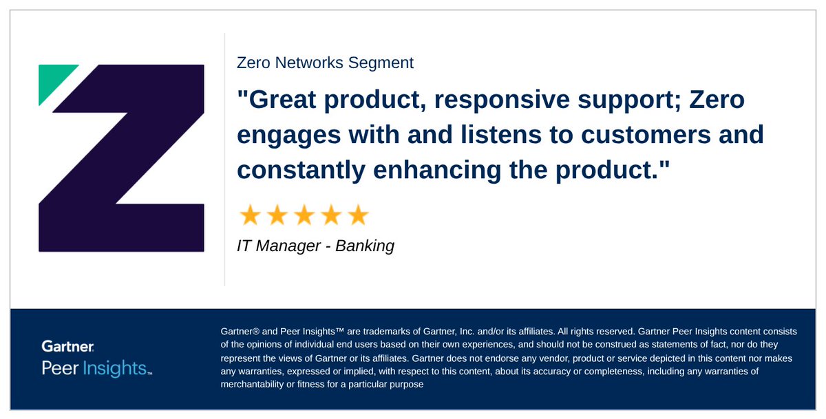 Zero Networks tweet media