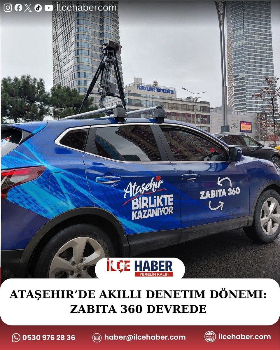 ilcehabercom's tweet photo. Ataşehir’de Akıllı Denetim Dönemi: Zabıta 360 Devrede

@atasehirbld, kent yaşamını daha düzenli, güvenli ve sürdürülebilir hale getirmek amacıyla teknolojiyi belediyecilik hizmetlerinin merkezine almaya devam ediyor.

 Devamı:https://t.co/RajgDgk2eJ 

#Ataşehir https://t.co/3P69Kz02tf