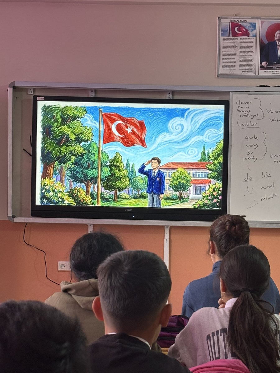 GunbulduO's tweet photo. İkinci  döneme, öğrencilerimizle birlikte bayrağımızın tarihî ve manevi değerini konuşarak anlamlı bir başlangıç yaptık. “Bayrak Sevgisi” temasıyla millî birlik ve bilinç duygumuzu pekiştirdik.
🇹🇷🇹🇷🇹🇷
@tcmeb 
@frknkrksz 
@agrimem 
@hasan_kokrek 
@diyadinmem 
@remzi0479 https://t.co/xY0nL8HcFR