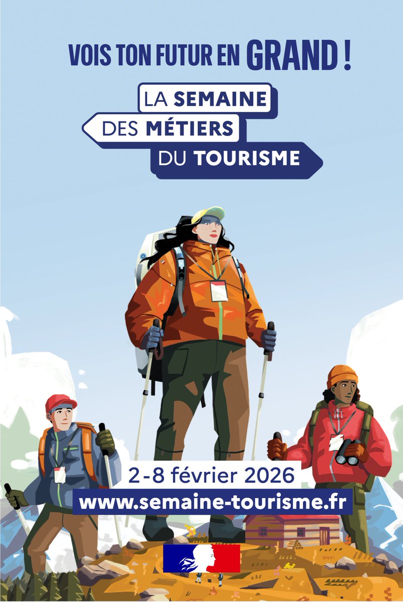 Image de Préfet d'Occitanie et de la Haute-Garonne - #SemaineTourisme | 🗓 Du 02 au 8 février c'est la Semaine des métiers du #tourisme 

🗺️ La France e
