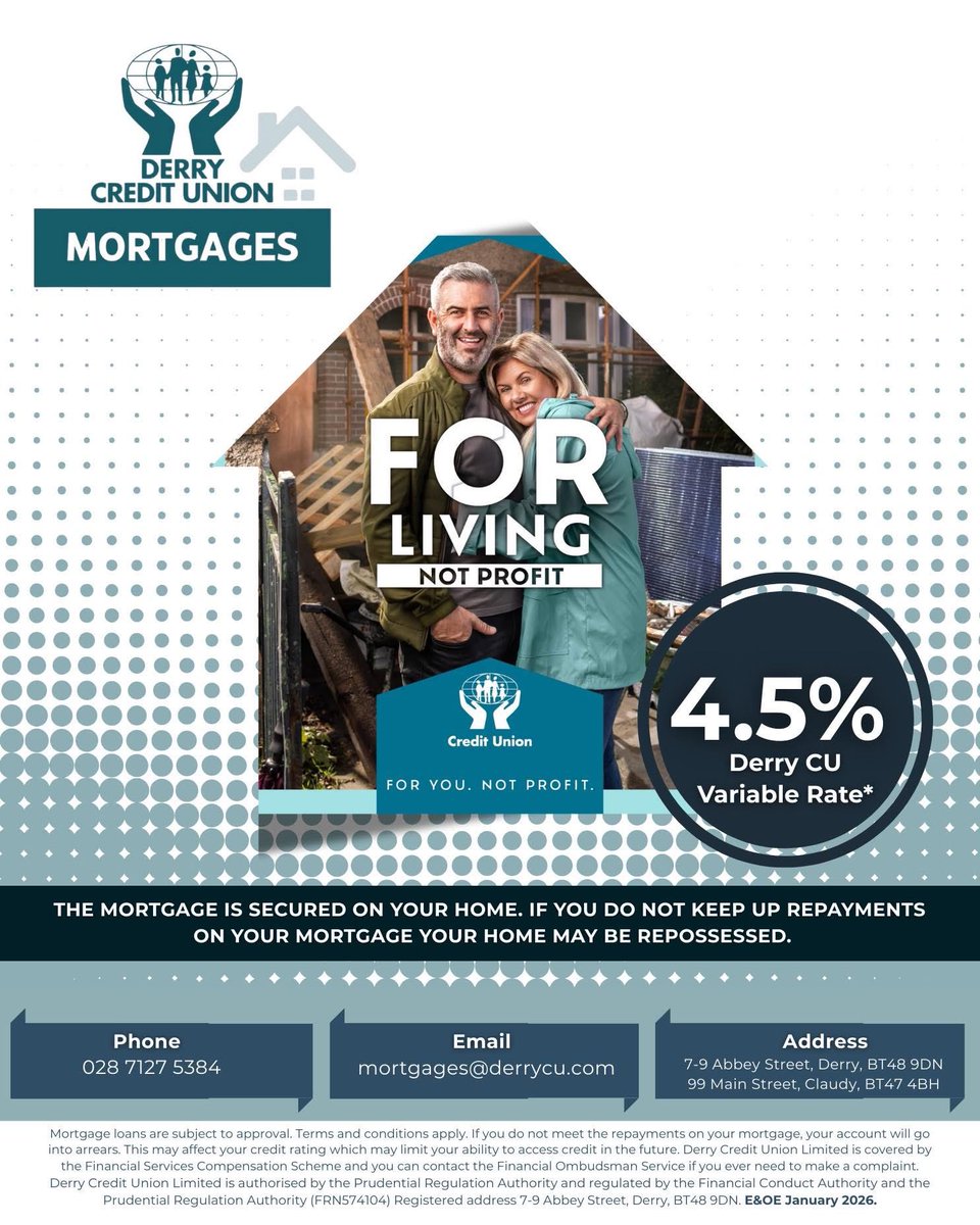 Derry Credit Union tweet media