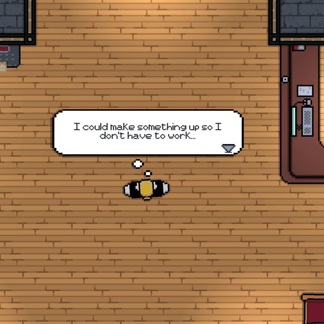Pretty much our level of motivation lately:

#gamedev #indiedev #indiegame #madewithunity #pixelart #unmotivated
