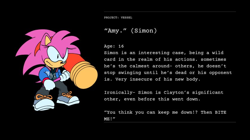 PROJECTVESSEL91's tweet photo. The Adrenaline Junkie.
#SonicTheHedgehog #sonicexe #comic #Takeabreather #amyrose #execommunity https://t.co/SXZNiLf69s