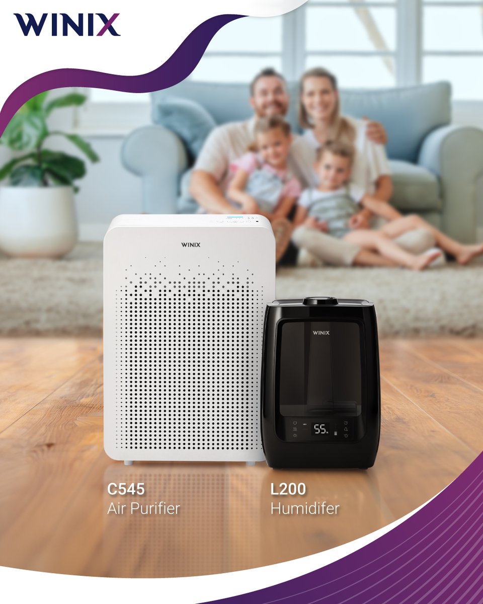The Secret to Better Winter Air Starts Here ❄️💨

Run a Winix air purifier + humidifier to remove dust, allergens &amp; odors while adding moisture. Perfectly balanced air for you &amp; your loved ones 

🛒 Breathe better: winixamerica.com

#WinterAir #WinixAir #BreatheBetter