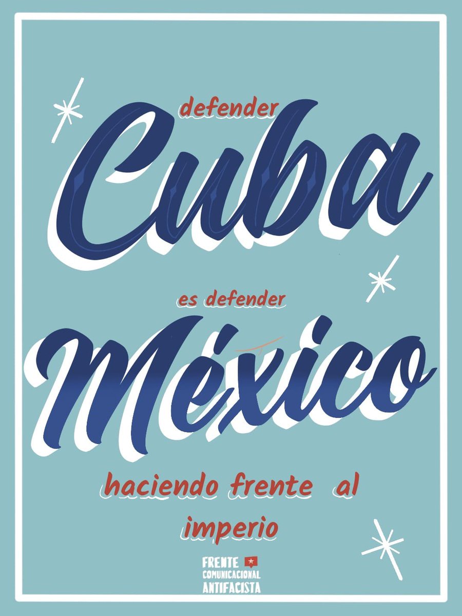 La orden ejecutiva que agrava el bloqueo económico contra Cuba es también una pretensión de sometimiento hacia México y es violatoria de nuestra soberanía económica. 
Cuba no es un peligro para la seguridad  ni México es el patio trasero de Estados Unidos.
#CubaNoEstáSola