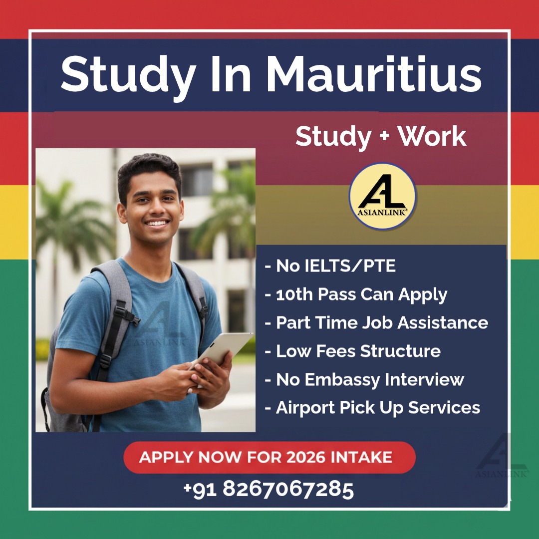 AsianlinkEdu's tweet image. 🇲🇺 Study in Mauritius** – A beautiful, safe island nation with **UK-affiliated diploma courses in:
🎓 Hospitality Management
🎓 Business Management

#StudyInMauritius #AsianlinkConsultancy #MauritiusEducation #StudyAbroadMauritius #MauritiusUniversities