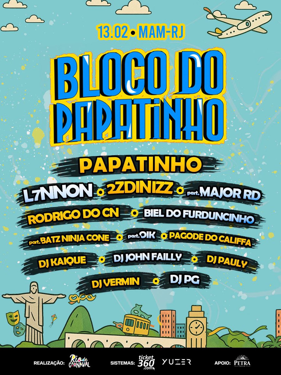 RockDangerrec's tweet photo. Dia 13 tem Major RD no Bloco do Papatinho, vai ficar de fora? 🎸🤘🏻 https://t.co/6jFx0TKWLS