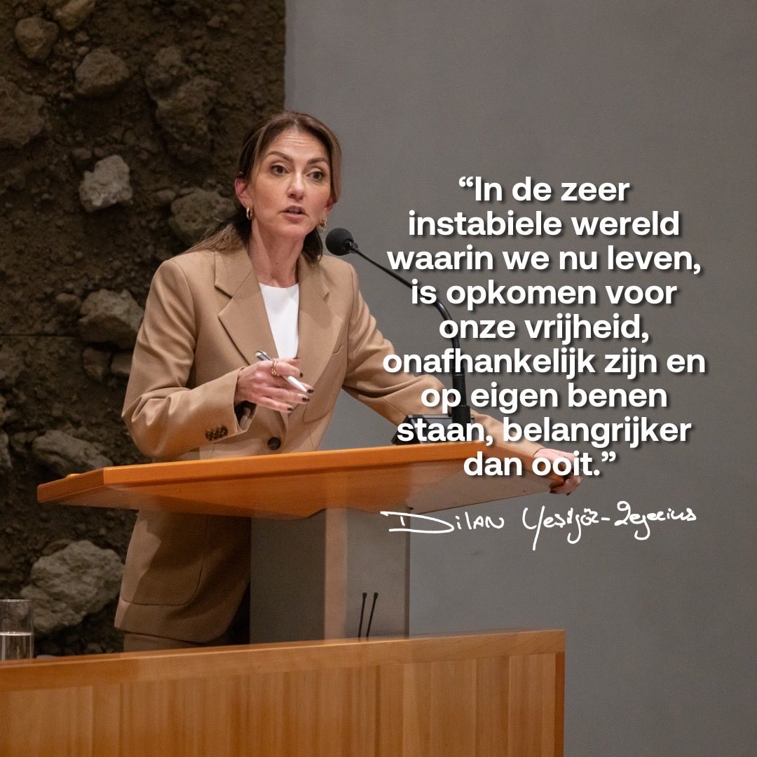 Dilan Yesilgöz - Zegerius tweet media