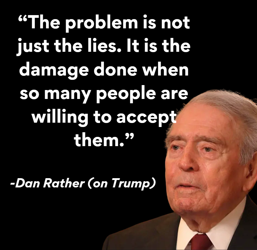 sirDukeDevin's tweet image. Some important perspective from Dan Rather: