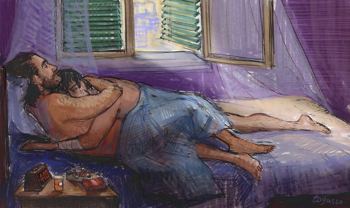 Togusso2's tweet photo. Summer morning
#DiscoElysium #jeanharry #harryjean https://t.co/idYiPk6HLD