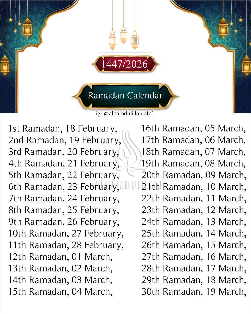 Cool_Ustaz's tweet photo. Ramadan calendar! 🗓️ Share your timeline ♥️💫❤️ https://t.co/Se7yPgAQSX