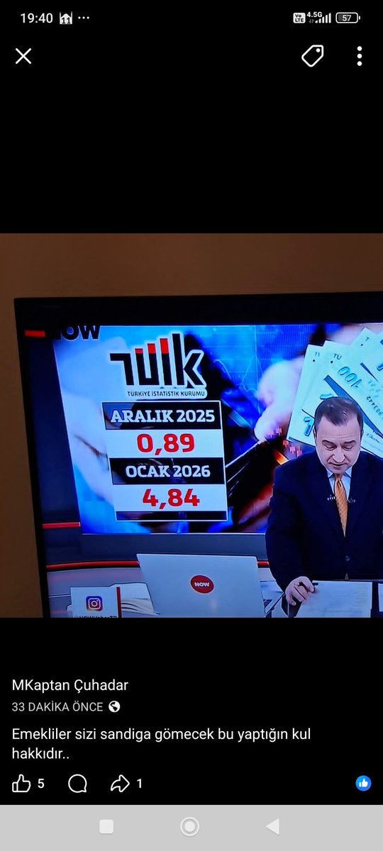 Bu haber yalan ise gereği yapılmalı eyer doğru ise sahtekarsınız EMEKLİYE ZAM yapılmasın diye bilerek isteyerek enflasyonu düşük gösteriyorsunuz