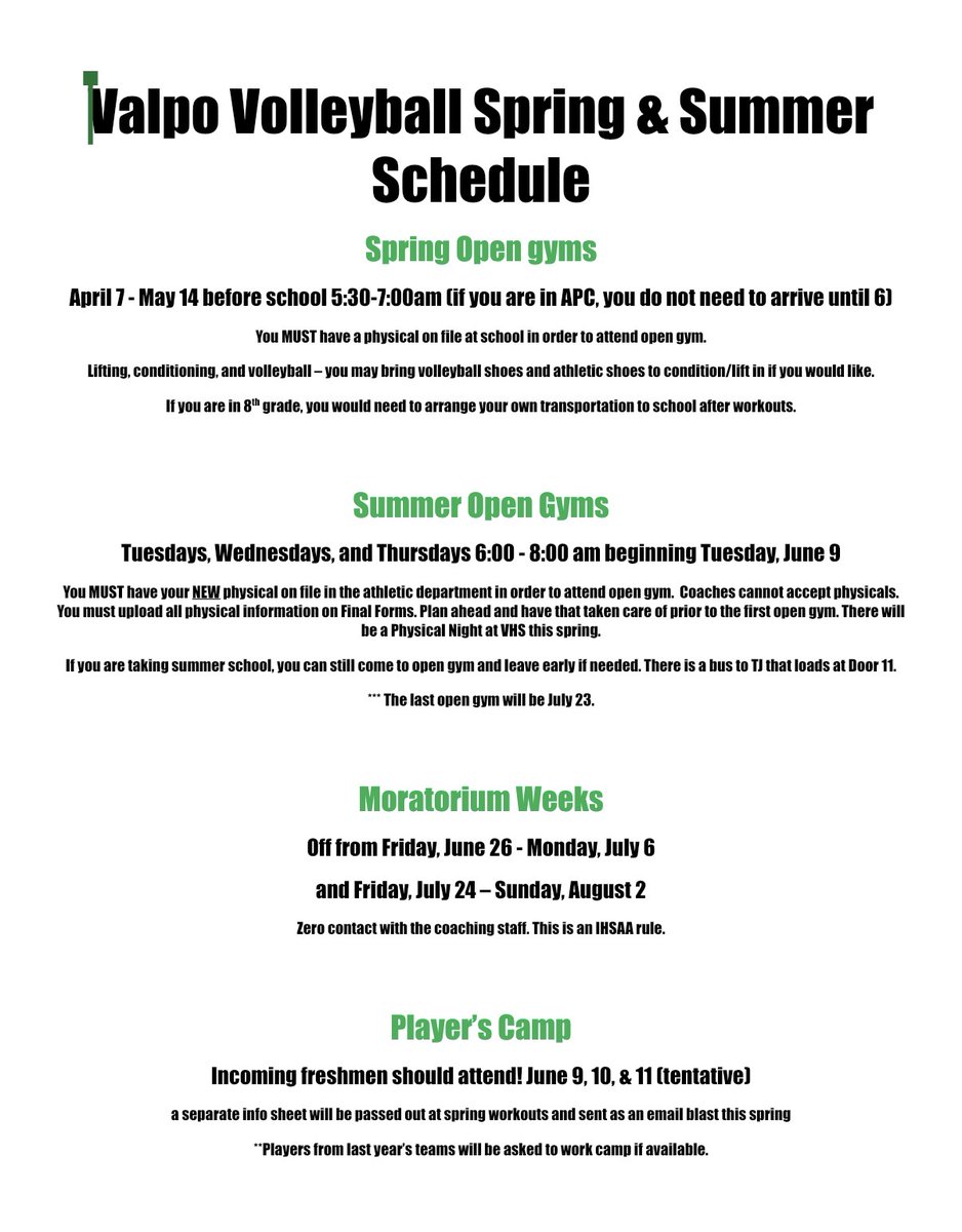 Valpo Volleyball tweet media