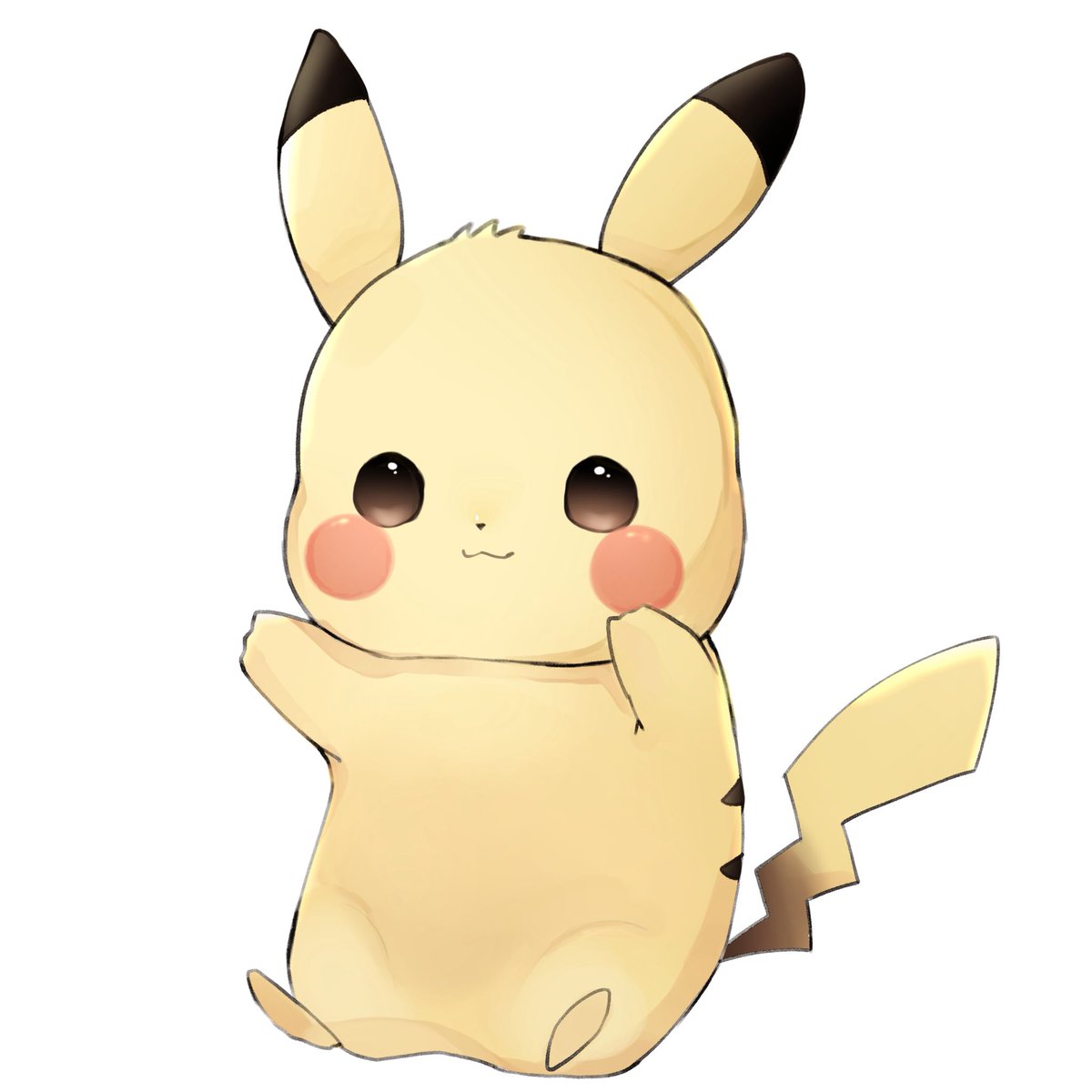_u7nya's tweet photo. 4年前ぐらいに描いたピカチュウ出てきました(●'ࠔ'●) https://t.co/qPD9lV9u4d