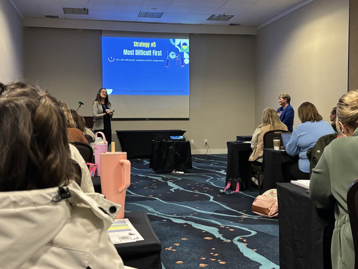 MOEducation's tweet photo. Bright futures, big smiles! 😄📚
Educators explored joyful strategies for supporting gifted learners in suburban and rural K-12 classrooms, blending research, creative programming, and real stories from classrooms.
#PowerfulLearning #GiftedEducation #TeachingWithPurpose #MOPWR2026