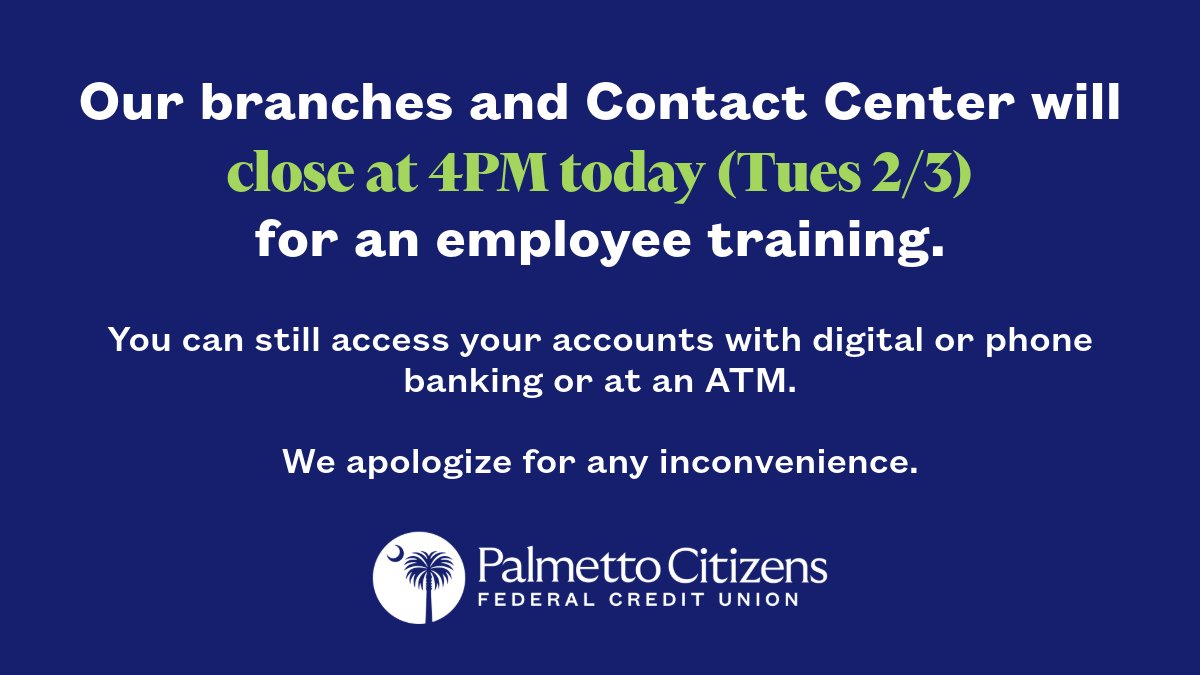 Palmetto Citizens FCU tweet media