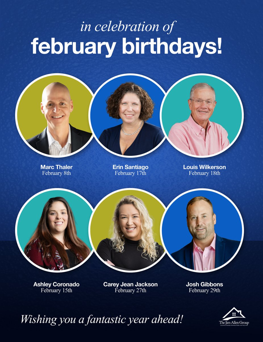 jimallengroup's tweet image. February birthdays are worth celebrating big 💖🎉

Sending the happiest birthday wishes to our incredible team members celebrating this month—thank you for all you do and for bringing the energy (and heart) all February long! 🎂✨

#TeamCelebration #FebruaryBirthdays