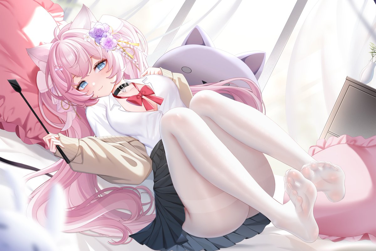 Sesney720's tweet image. 什麼？學不會？
學不會就用皮鞭教啊

#好想妮 #Vtype #擴散希望