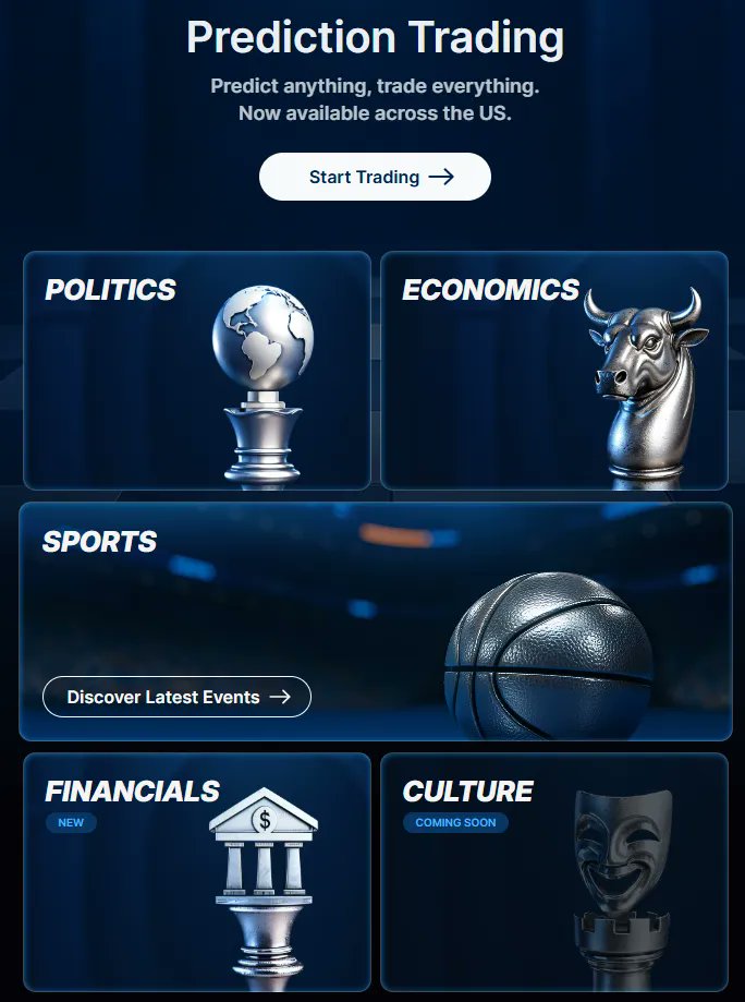 🚨JUST IN: CRYPTO .COM LAUNCHES A U.S. PREDICTION MARKET

Crypto .com has rolled out "OG", a new U.S.-focused prediction market app powered by its CFTC-regulated affiliate.

OG offers regulated sports event contracts alongside financial, political, and cultural markets and plans