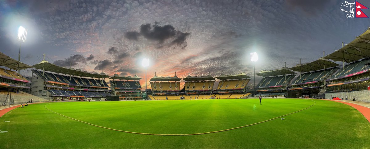 UpdatesChennai's tweet photo. Chepauk at it's finest 🤩
P.C ; @CricketNep https://t.co/OlOcnDz6uT