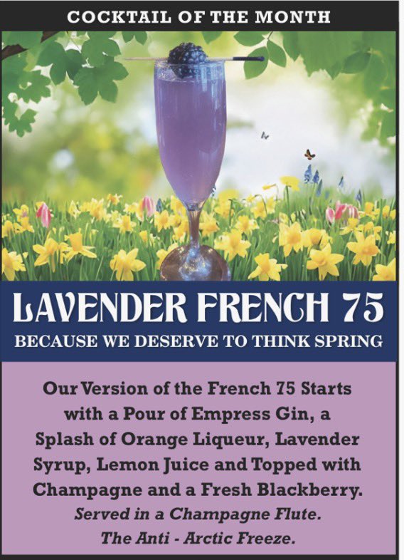 Cocktail of the Month…