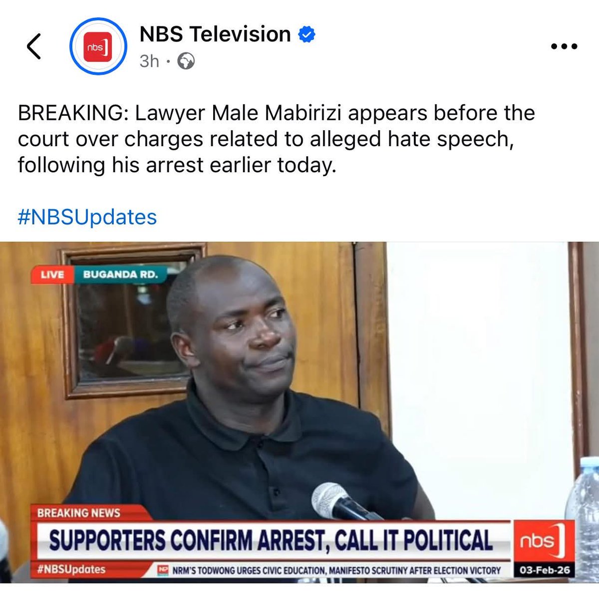 I will visit Kampala to join the legal team of Male Mabirizi. I offered to host him in Nairobi if he chooses to go into exile, he patriotically declined. 
His case bears similarities to that of Harrison Mumia. East Africa is now a tyrants' paradise.
<a href="/MaleMabiriziHKK/">MALE MABIRIZI Ug &East Africa RULE OF LAW CHAMPION</a>