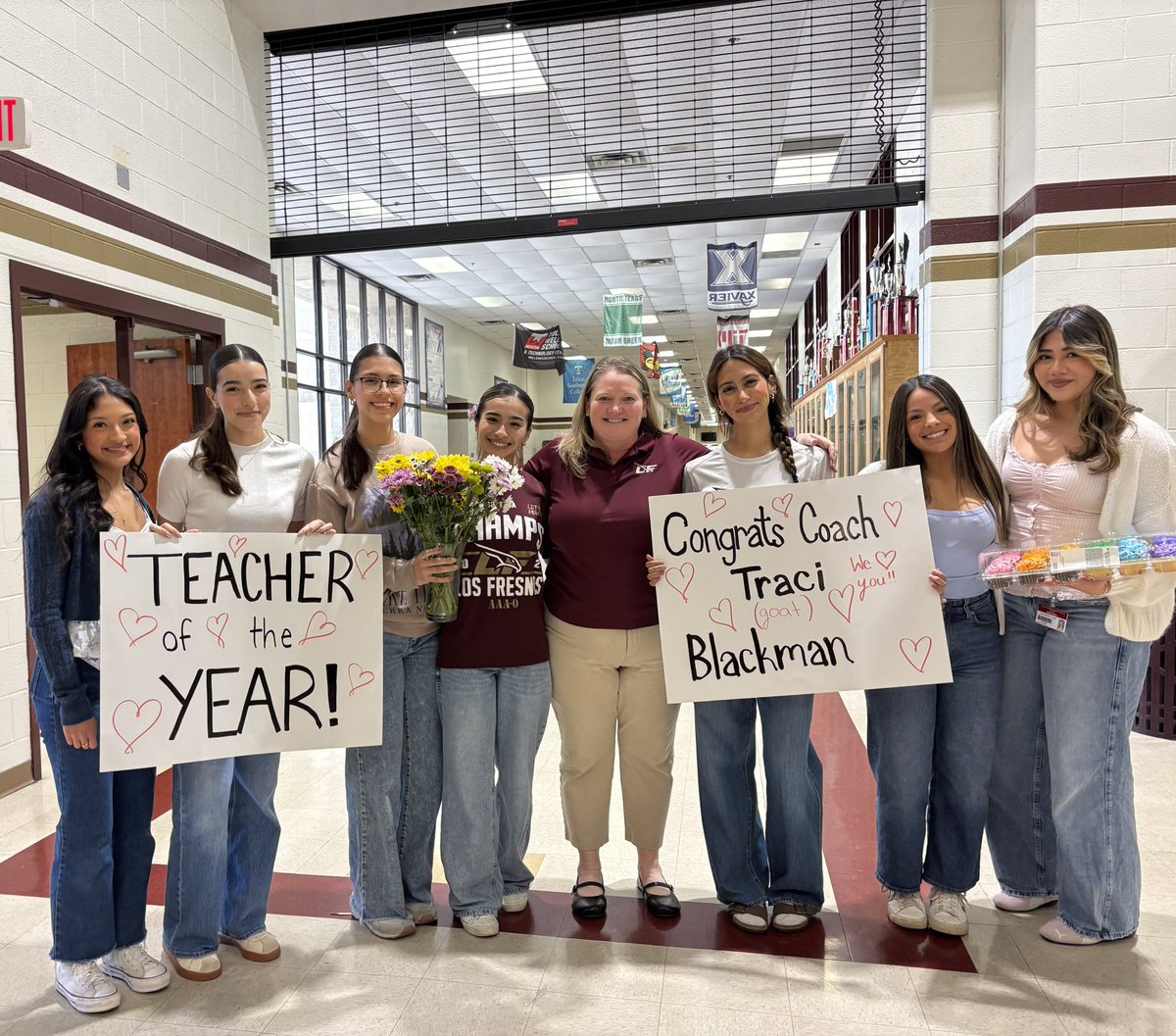 Congrats Coach Traci Blackman, LFHS 2025-2026 Teacher of The Year 🎉🥳♥️ 
Well Deserved!