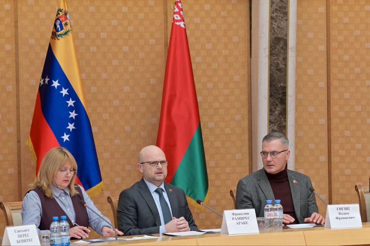 frankmirez's tweet image. #Belarús alzó su voz hoy en la Biblioteca Nacional para exigir justicia.
En una sola voz, autoridades, diplomáticos y organizaciones se unieron a la campaña internacional #BringThemBack 
Venezuela no está sola.