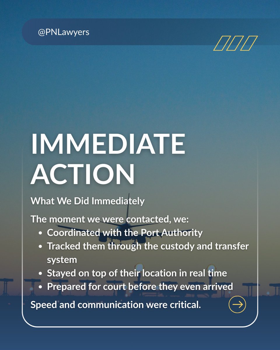 PNLawyers's tweet image. When one of our clients was detained at JFK Airport on an out of state warrant, every step from custody to court required immediate legal action.

This post explains what happened and how we handled it.

#CriminalDefense 
#AirportDetention 
#KnowYourRights 
#NYCriminalDefense