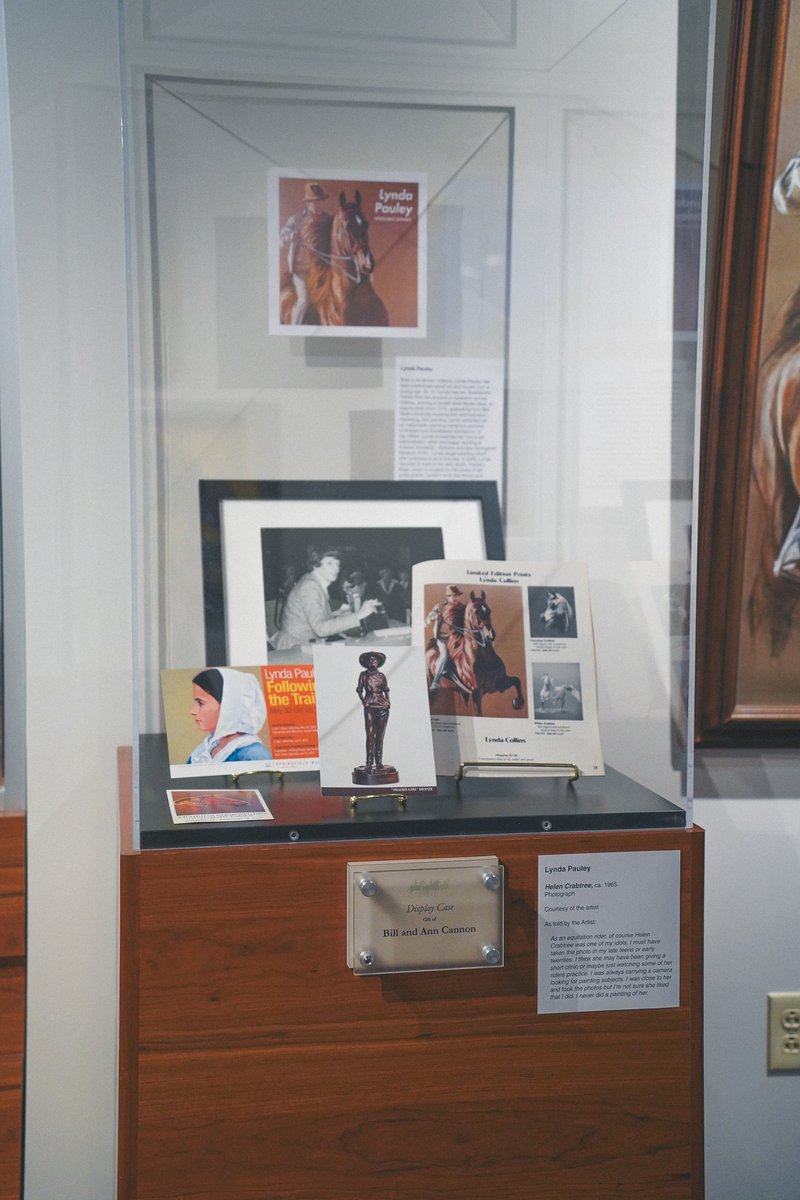 asbmuseum's tweet photo. On view now! Our new Spotlight Exhibit: Lynda Pauley

#americansaddlebred #saddlebred #saddleseat #horse #horses #sharethelex https://t.co/C4KPPYYeAP