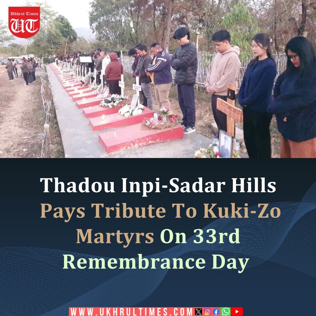 Marking both the 33rd Remembrance Day and the 33rd year of political separation from the #Manipur Government, #Thadou Inpi–Sadar Hills reiterated its full and unwavering support for the common #Kuki-Zo political demand for Separate Administration, the press release said.

More: