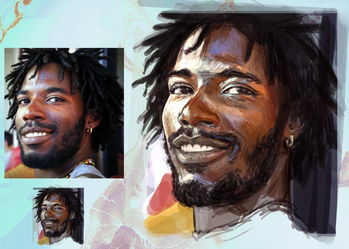 estudo de pintura cronometrado