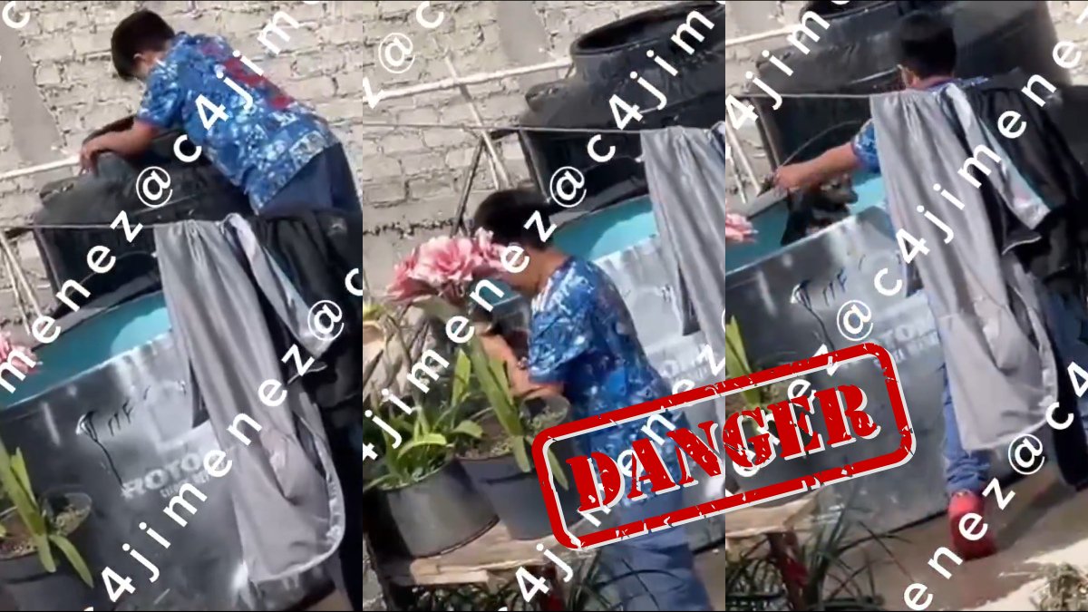 🚨¿Asesino en potencia? Niño ahorca y ahoga a perrito en tambo de azotea en #CDMX; vecinos denuncian con #VIDEO estremecedor

lajornadaestadodemexico.com/asesino-en-pot…