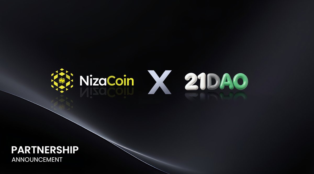 NizaEcosystem's tweet photo. 🎙 Niza Ecosystem is excited to announce a strategic partnership with 21DAO (@21DAO_global)!

21DAO is a decentralized task economy platform leveraging its core product, TaskVerse, to transform community participation into measurable on-chain value. By making action the fundamental unit of Web3 growth, 21DAO empowers users, project teams, and ecosystems to build a transparent, task-driven cycle of contribution and reward.

Our partnership with 21DAO will enable us to leverage these advanced capabilities to accelerate growth and development, maximizing opportunities and mutual benefits for both parties.

🌐 Stay connected for exciting updates ahead!

#NizaEcosystem #StrategicPartnership #21DAO #Web3Communication