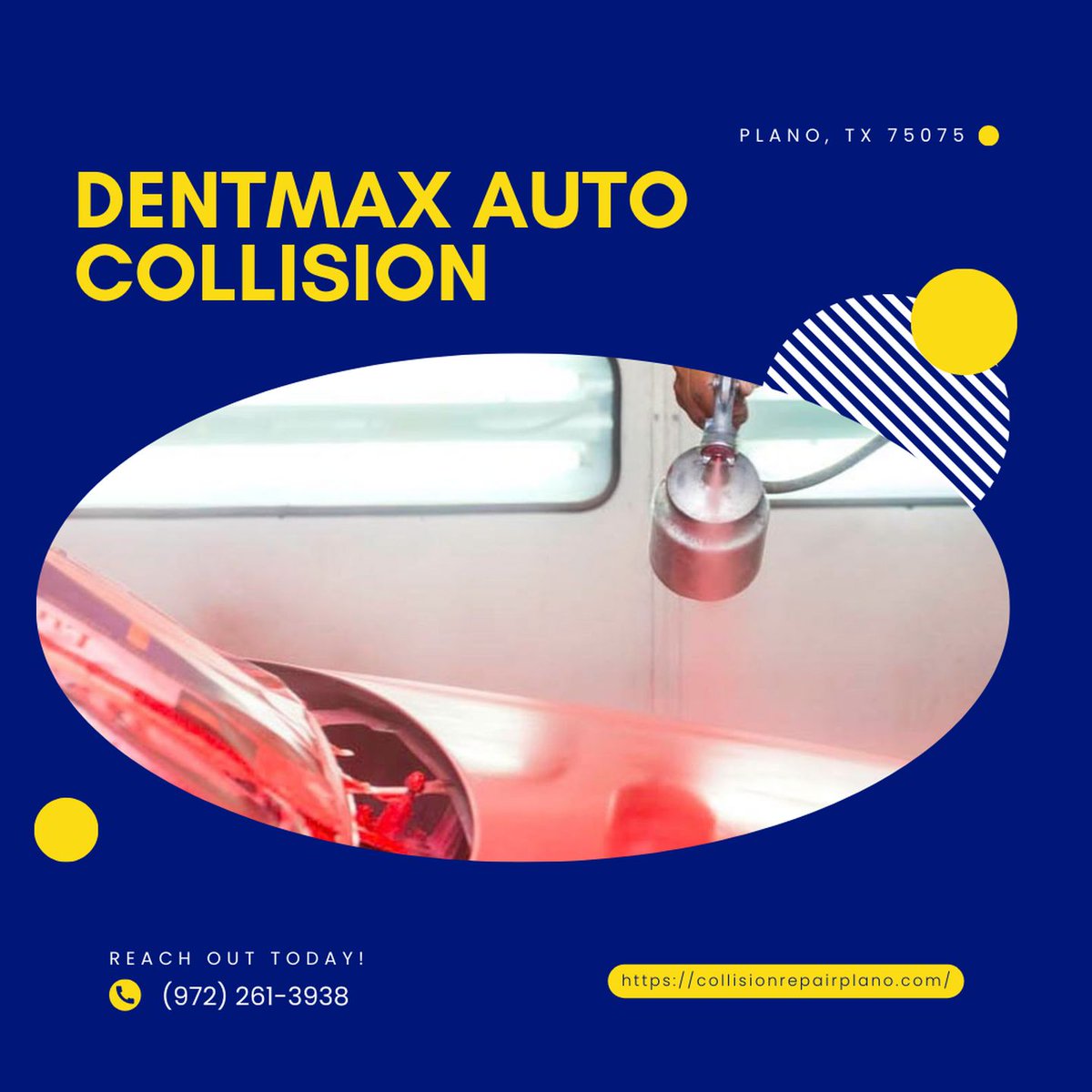 DentMaxAutoColl's tweet image. Quality results at an auto paint shop come from proper prep, clean application, and controlled curing. Rushed paintwork shows quickly over time. Request a refinishing consultation today.
#AutoPaintShop
collisionrepairplano.com/auto-paint-shop