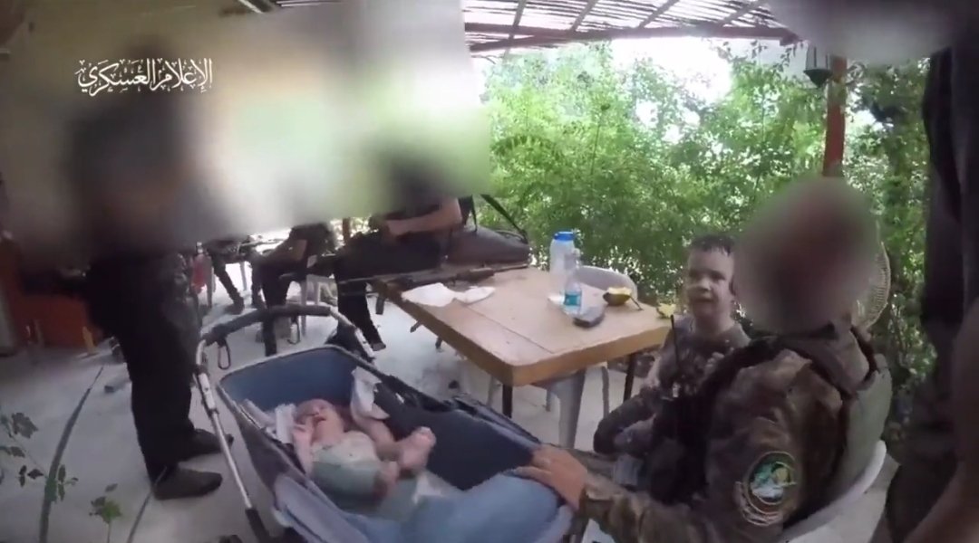 Yes, Gaza's terrorists literally filmed themselves kidnapping babies and cribs after they murdered their parents and young people on campuses and on. TikTok were like: "yup, these are our guys".