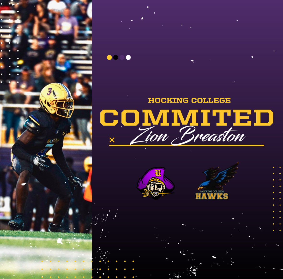 ReynoldsburgFB's tweet photo. Join us for Reynoldsburg Football Signing Day!! 

📍Summit Campus Auditorium 
⏰ Wednesday 4th @ 7PM 

We hope to see you there!! 💜💛

#burgfb #hockingcollege #signingday #3 https://t.co/qa3SW8HJyM