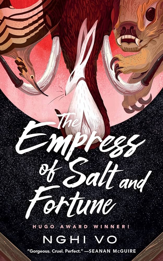 vanphammy's tweet photo. 📚Finished📚 

This book was cool and I enjoyed the way it was written but it didn’t really go anywhere? 

I’m guessing I’m so used to novellas completing their story in a big arc, but as this is the 1st out of 8, maybe I need to get more used to the world? 

⭐️⭐️⭐️ https://t.co/fkI0hx7r2z