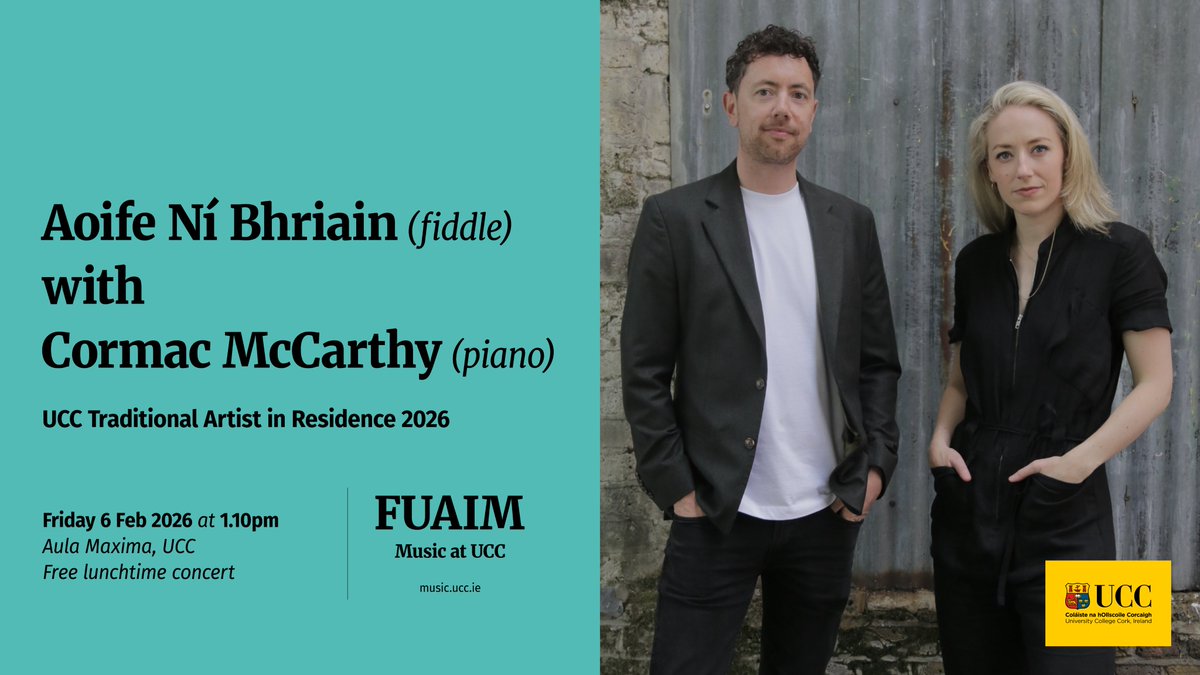 Department of Music, UCC tweet media