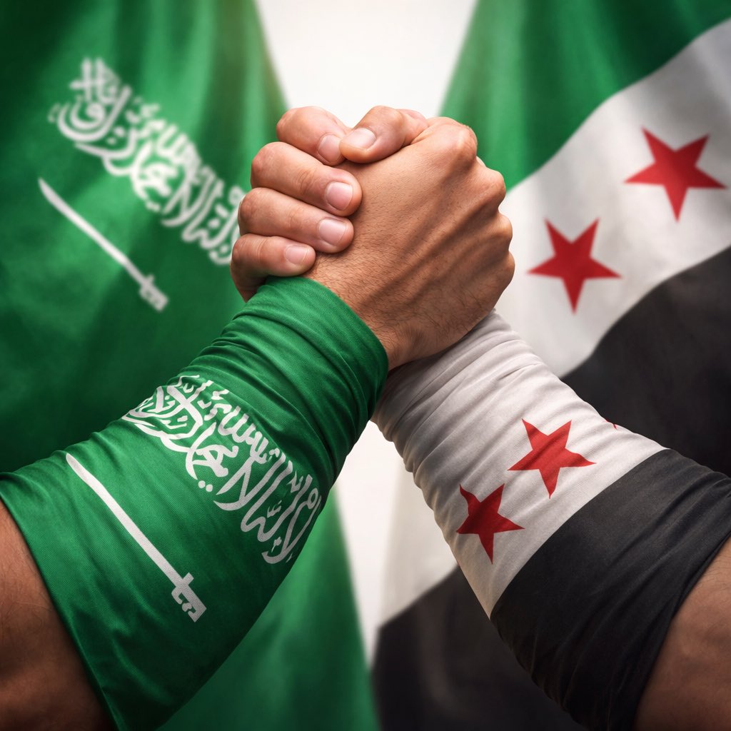 AlshaqiMohammad's tweet photo. اليوم على كتر الاتفاقات السعودية-السورية التي وقعت، ما عاد في داعي تسافروا عالسعودية… السعودية إجت لعنا 🇸🇾 🇸🇦 https://t.co/Qv6j4Ow5u2