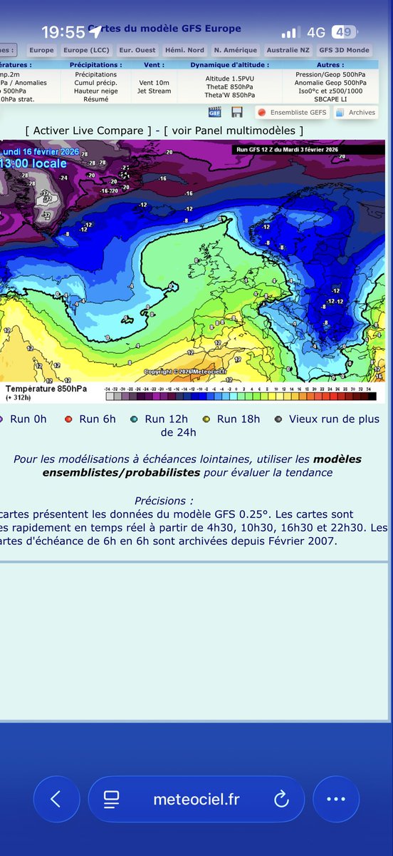 Ay ortası sistemi yeşil ışık yakmaya başladı… gfs usulca -12 leri marmaraya sokuyor
