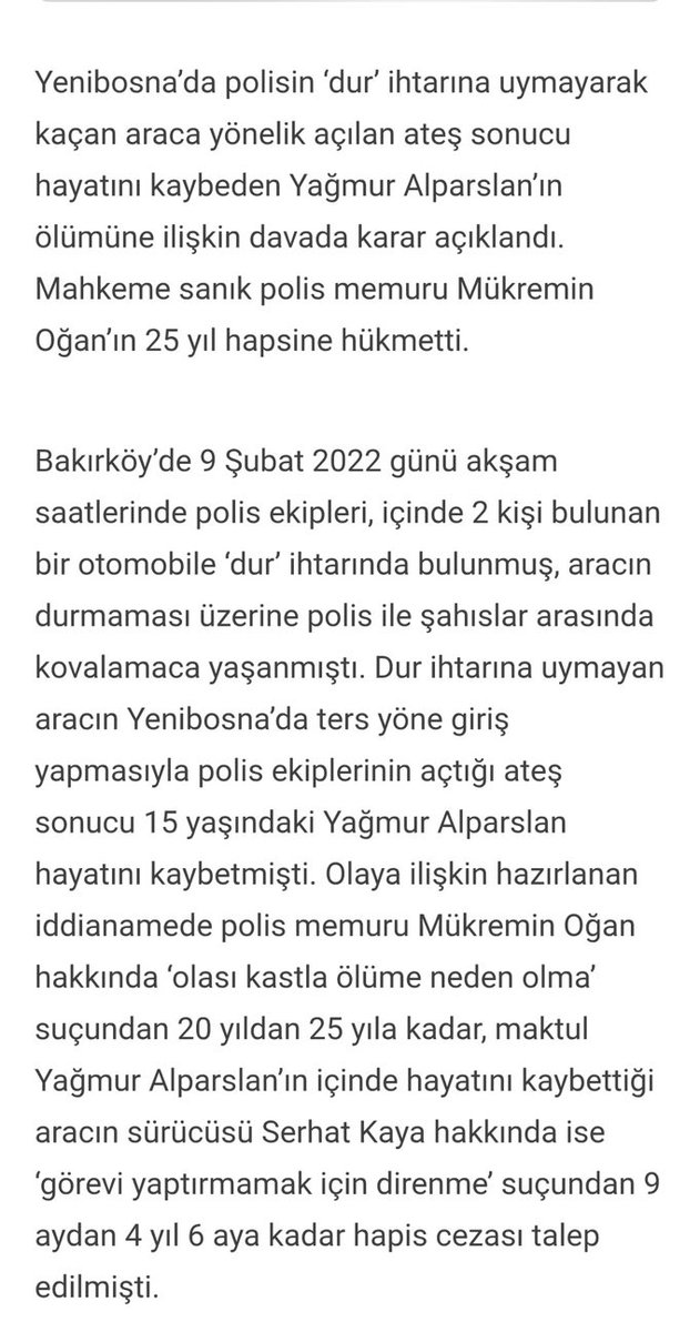 Görevini yapan her polise ceza verilirse görevini yapacak polisi nereden bulacaksınız?

İhtiyacınız olduğunda yardımcı olmayan polis görmek istiyorsanız, devam edin!

#4PoliseÖzgürlük 

<a href="/TCYargitay/">Yargıtay Başkanlığı</a>